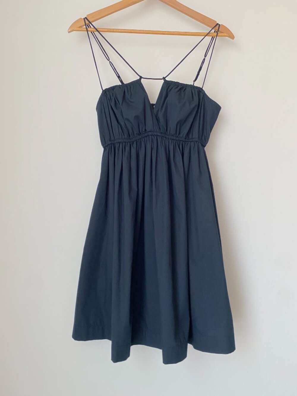 Abercrombie & Fitch Strappy Black Babydoll Mini Dress w/ Pockets Size S